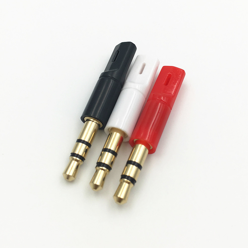 3.5mm 3Pole Stereo Male Jack Audio Plug Adaptor