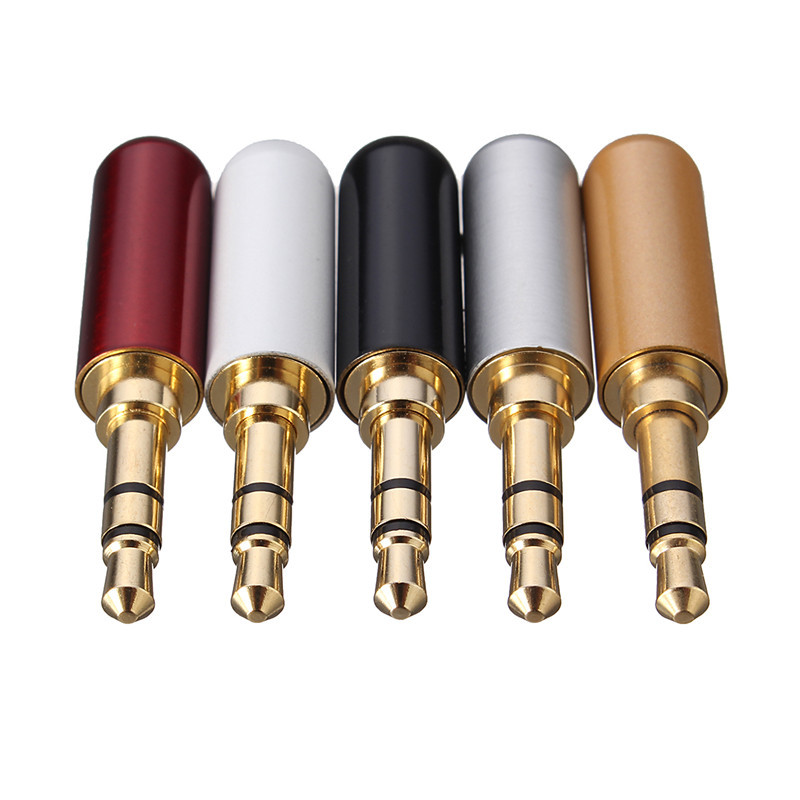 3.5mm Plug Audio Jack 3Pole Gold-plated Earphone