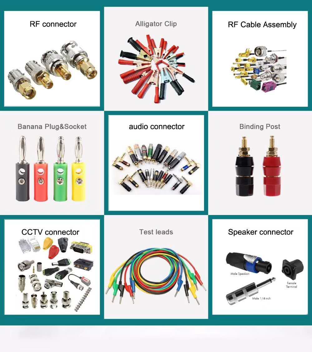 F,BNC,TNC,N,UHF,SMA connectors and adapters