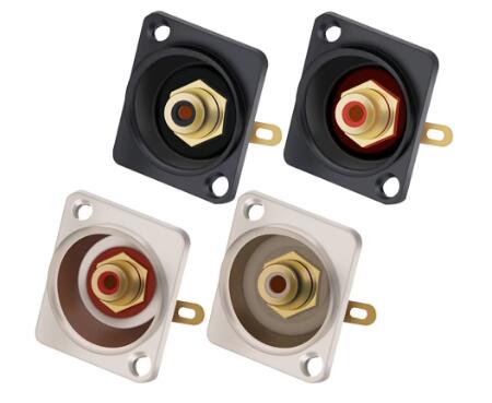 lot D-type Female Socket RCA Female Converter Pane